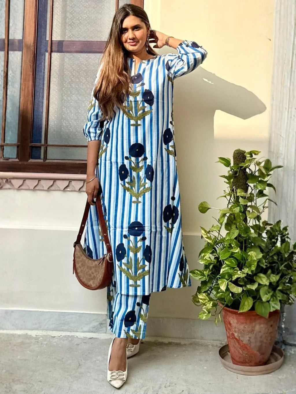 Chic Breezy Jaipuri Co-ord Set