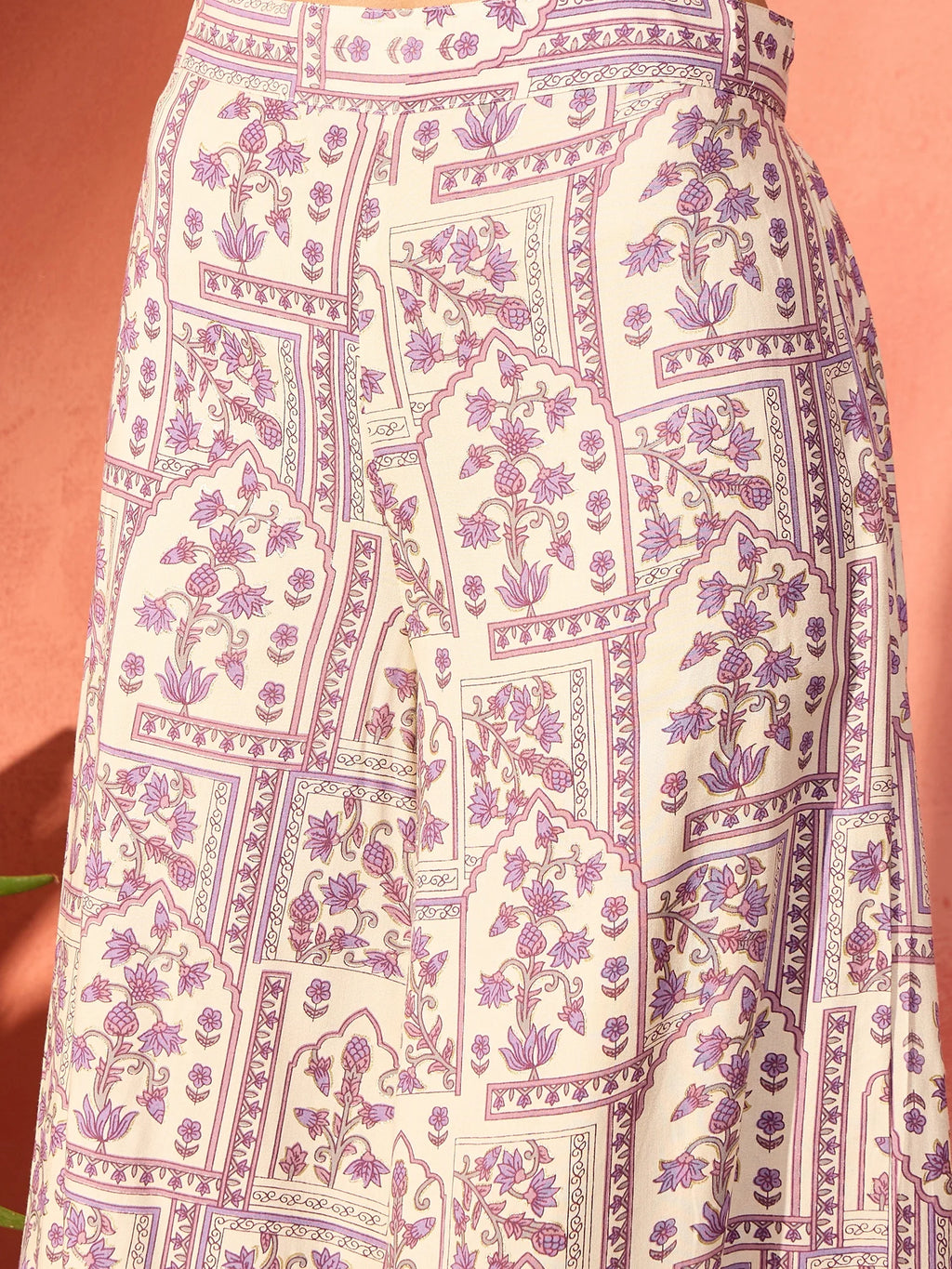 Floral Printed A-Line Kurta with Palazzo