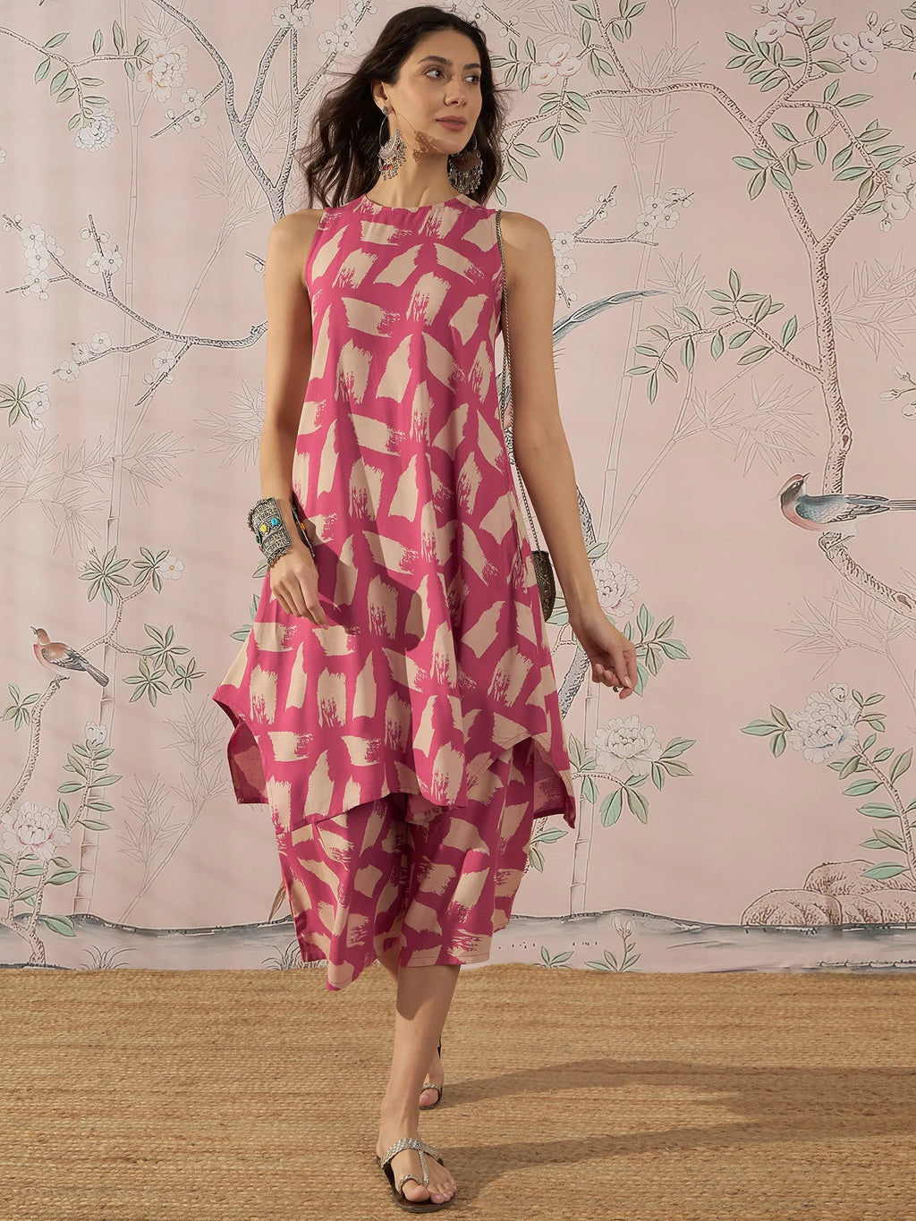 PUNCH PINK KURTA SET